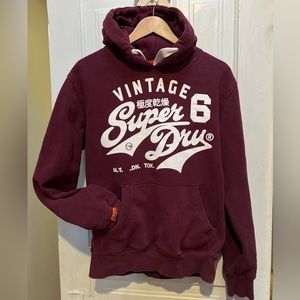 SUPERDRY Vintage Hoodie sweatshirt with front pocket